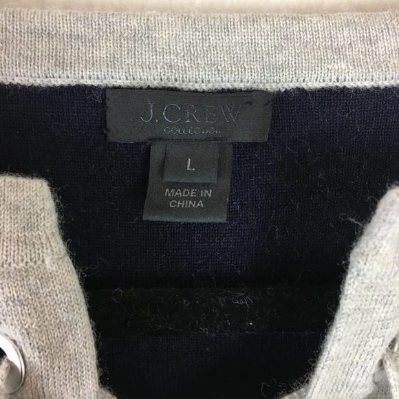 J. Crew Collection Bonded Merino Wool Boxy Sweater - Picture 3 of 6